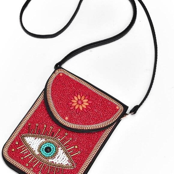 Small Crossbody Bags for Women Designer Gypsy Cell Phone Bag Boho Shoulder Walle - Picture 6 of 6